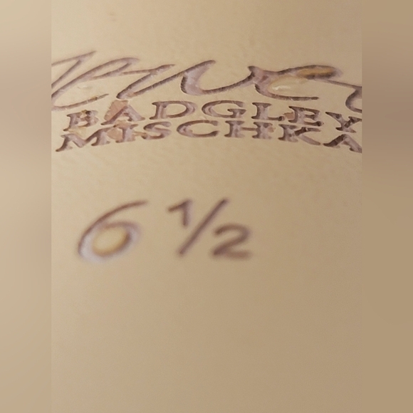 Jewel Badgley Mischka Thamar Crystal Strappy Block Heel Sandal Women's Size 6.5 - Picture 3 of 10